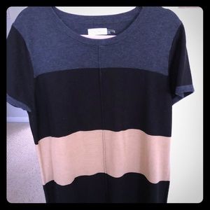 Calvin Klein like new colorblocked sweater dress.